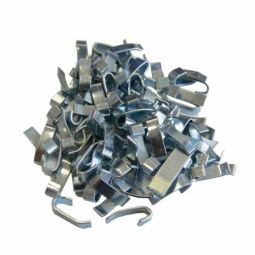 Agraphes plates à sertir de 4mm - Sachet de 1kg