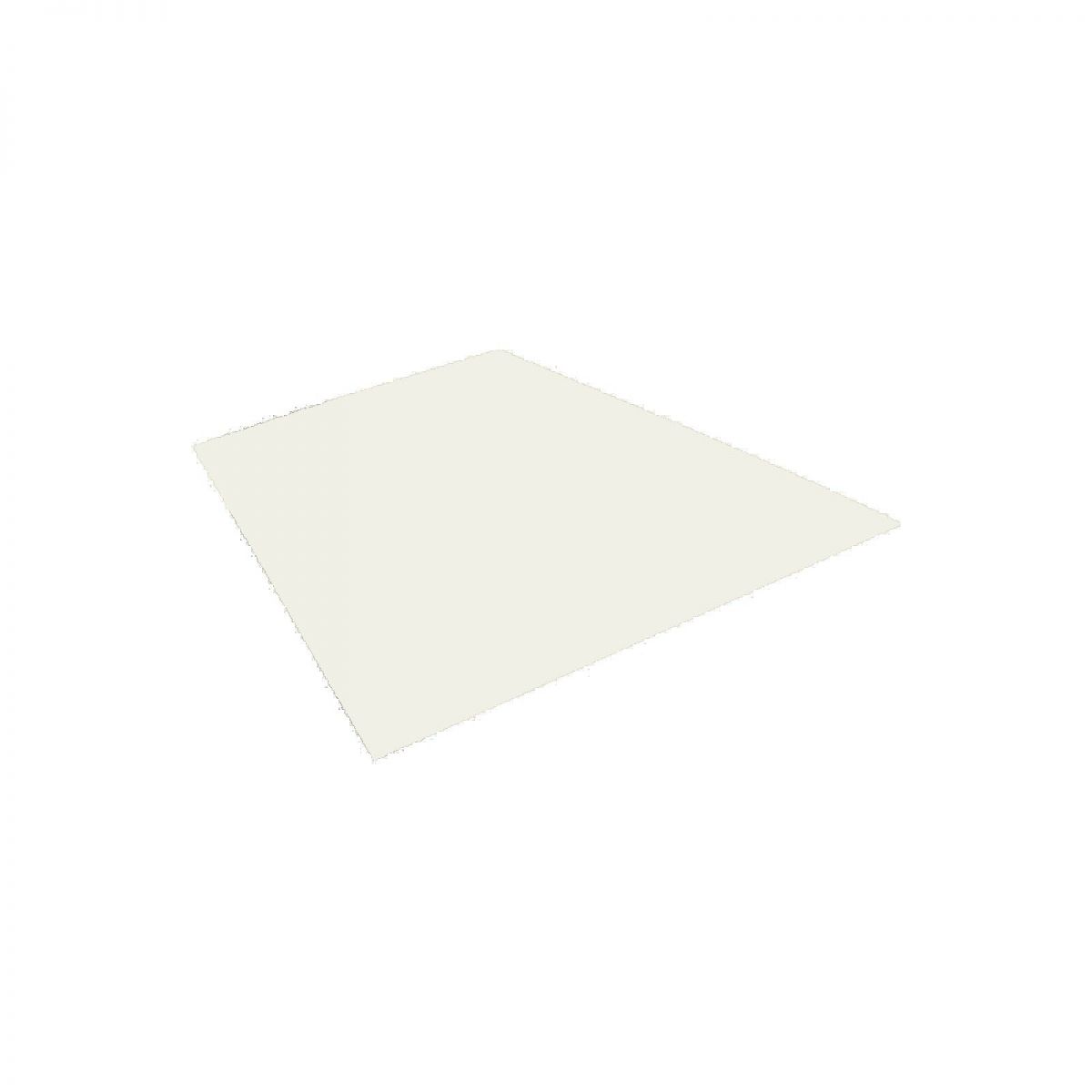 Tôle Galvanisée - Blanc - 200x122cm - Ép: 0.65mm