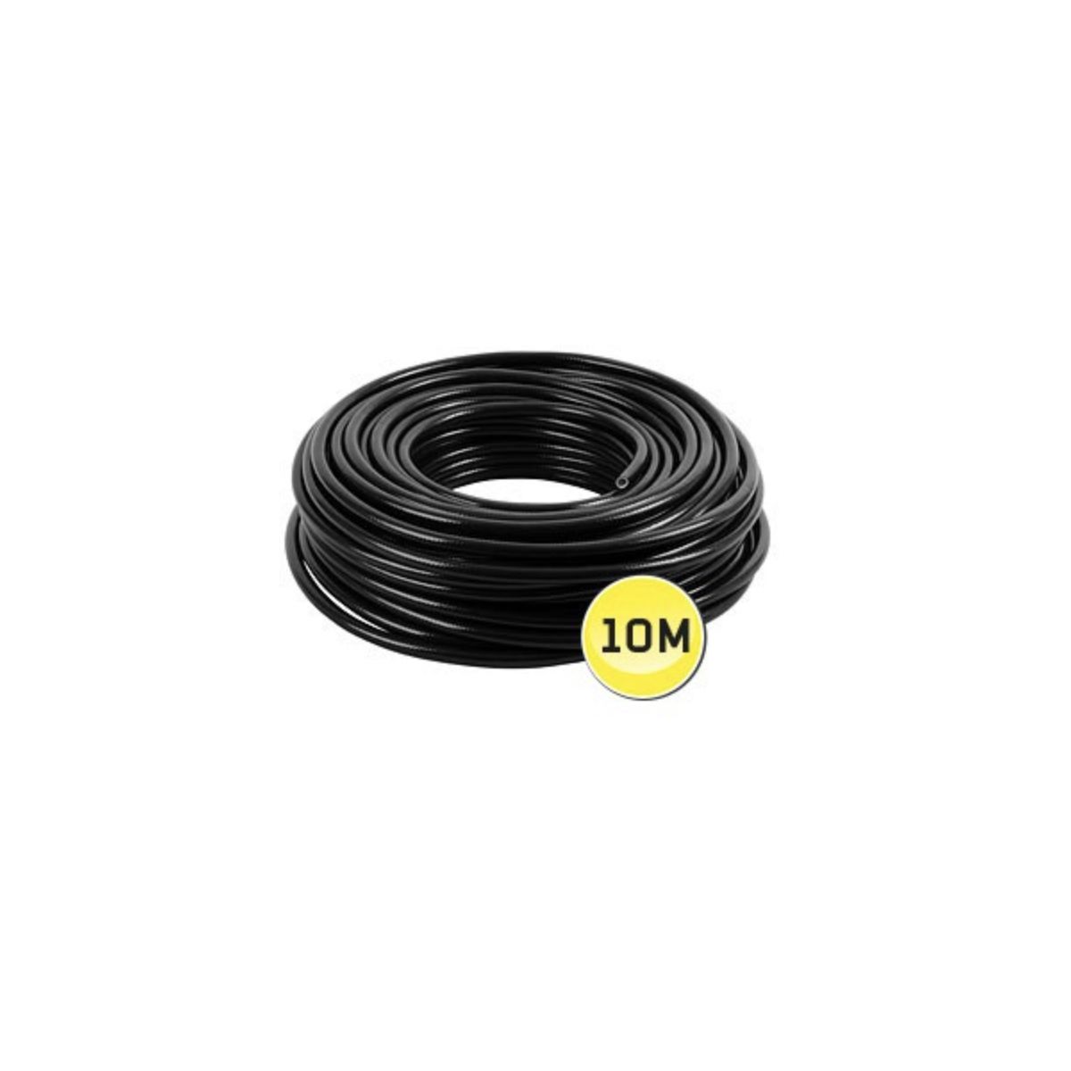 Tuyau en PVC dia. 10mm, noir, au mètre linéaire à 1,00 €