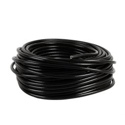 Tuyau souple PVC noir - Renforcé - Diam: 10mm - Long: 50m