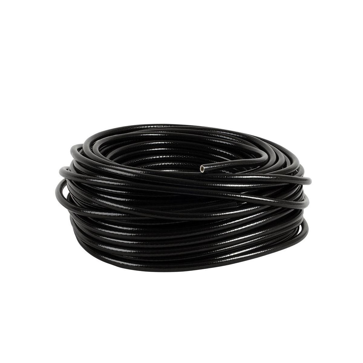 Tuyau souple PVC noir - Renforcé - Diam: 10mm - Long: 50m
