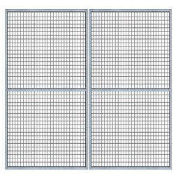 Panneau de toit pour volière de 2mx2m - Grillage 25x25mm - Fil 2,05mm