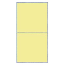 Panneau de toit pour volière de 2mx1m - Tôlé