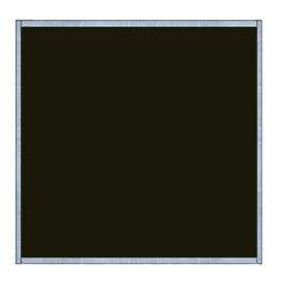 Panneau de toit pour volière de 1mx1m - Tôlé