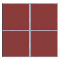 Panneau de toit pour volière de 2mx2m - Tôlé