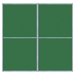 Panneau de toit pour volière de 2mx2m - Tôlé