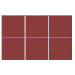 Panneau de toit pour volière de 3mx2m - Tôlé