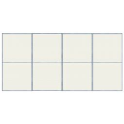 Panneau de toit pour volière de 4mx2m - Tôlé