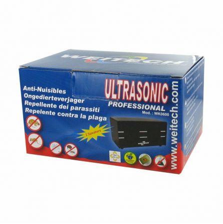 Répulsif Ultrason - Anti-rongeurs, Anti-insectes - Protège 325m2