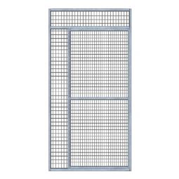 Panneau de volière 1mx2m + Porte de 160x60cm - Grillage 19x19mm