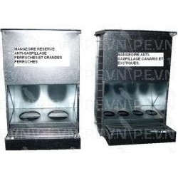 Mangeoire Anti-Gaspillage 4 trous - Canaris et Exotiques