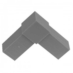 Connecteur Renforcé en forme de "L" pour tubes 20mm x 20mm