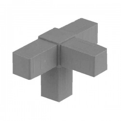 Connecteur Renforcé de forme "4 Dimensions" pour tubes 20mm x 20mm