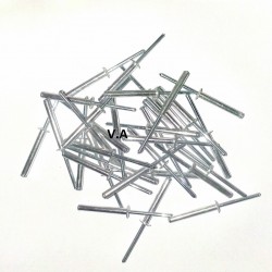 Rivets alu boîte de 150 pièces 4,8/35 TETE PLATE.