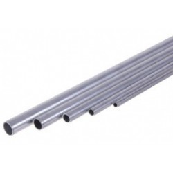 Tube aluminium rond creux - Diam: 10mm - Long: 1m