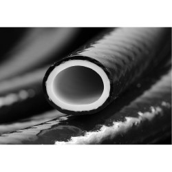Tuyau souple PVC noir - Renforcé - Diam: 10mm - Long: 10m