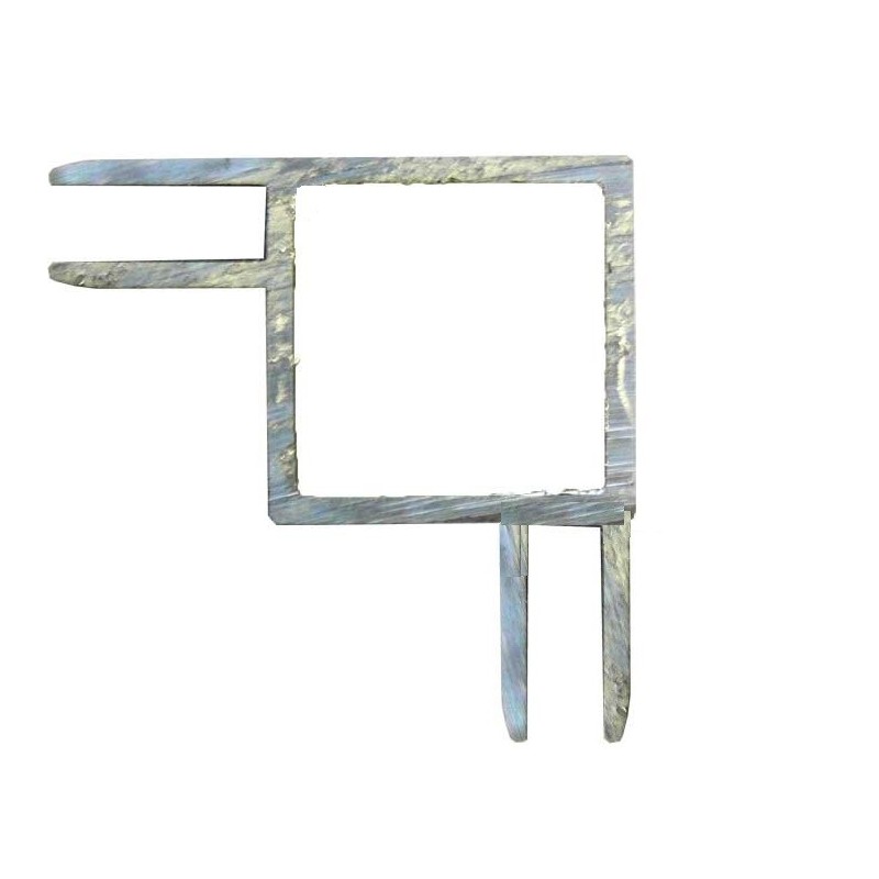 Tube Aluminium Carré 30x30x2mm - Longueur 3 Mètres - Alliage EN AW 6082 T6 - Riggatec - Pour éclairage Et Constructions