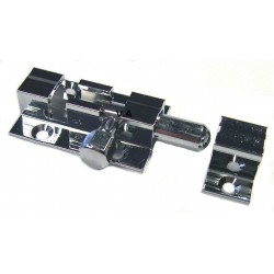 Targette laiton chrome 40mm.