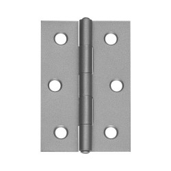 Charnière rectangulaire acier zingué 60*35.