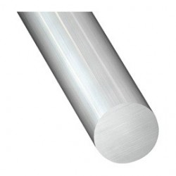 Tube aluminium rond Ø 10mm plein longueur de 6 mètres.