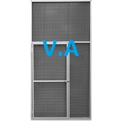 Panneau de volière 1mx2m + Porte de 160x60cm - Grillage 19x19mm