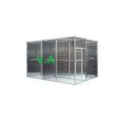 Volière Alu Soudée 3mx2mx2m - Grillage 13x13mm -  Fil 1.05