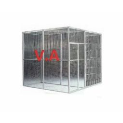 Kit Volière Alu 2mx2mx2m - Grillage 19x19mm -  Fil 1.45