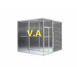 Kit Volière Alu 2mx2mx2m - Grillage 13x13mm -  Fil 1.05